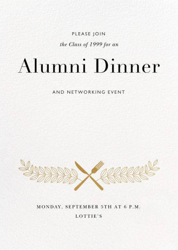 Broadleaf - Alumni Event Invitation by Paperless Post