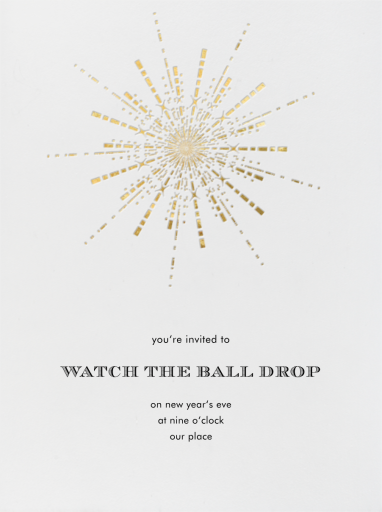 Ornate Fireworks - New Year's Eve Invitation by Paperless Post
