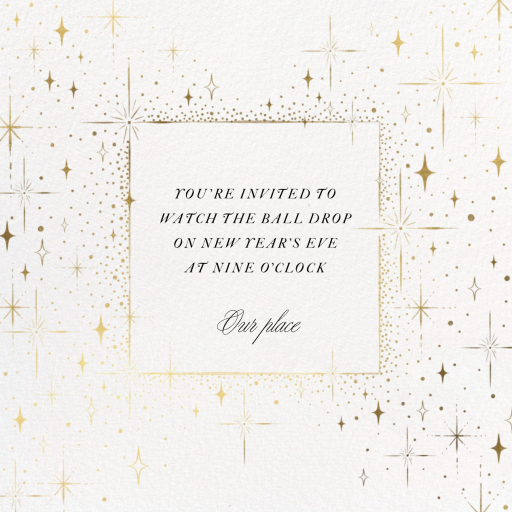 Twinkling Stars - New Year's Eve Invitation by Paperless Post