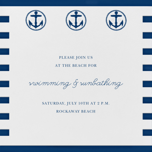 Sailor Sweater - Party Invitation by Paperless Post