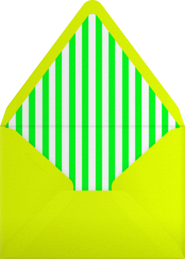 Supergraphic Ribbon - Yellow - Paperless Post Envelope