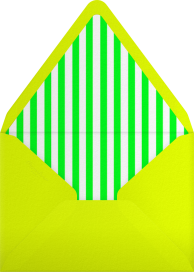 Supergraphic Ribbon - Yellow - Paperless Post Envelope