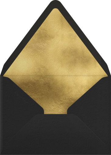 Champagne Cocktail Invitation Envelope