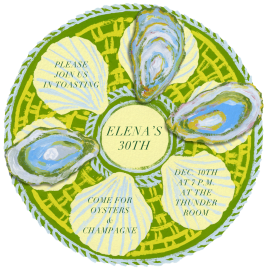 Oyster Plate by Iris + Marie