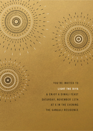 Firework - Diwali Invitation by Paperless Post