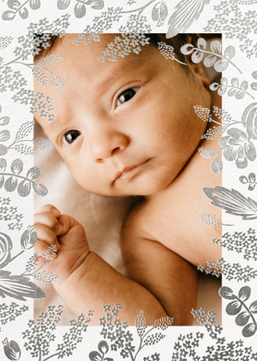 Heather and Lace (Photo) - Birth Announcement by Rifle Paper Co.