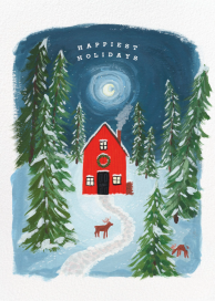 Cozy Cabin - Holiday Card by 2021 Co.