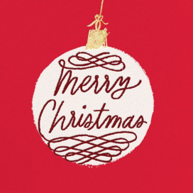 Holiday Ornament - Christmas Card by kate spade new york