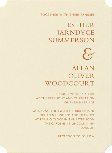 Orient Express - Wedding Invitation by Crane & Co.