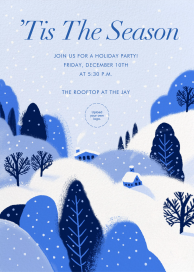 When Snow Sticks - Corporate Holiday Party Invitation by Hello!Lucky