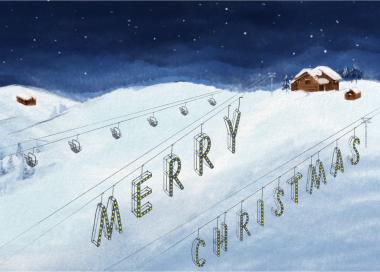 Lifted Spirits - Christmas Card by Paperless Post