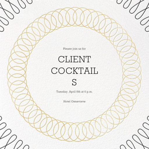 Spirals (Save the Date) by Paperless Post