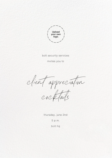 Full-Page Photo Tall (Double-Sided) - Cocktail Party Invitation by Paperless Post - Back