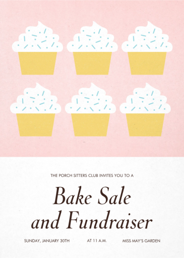 Buttercream - Fundraiser Invitation by Paperless Post