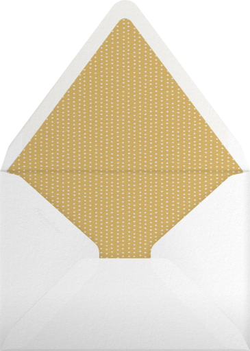 Champagne Toast Border Invitation Envelope