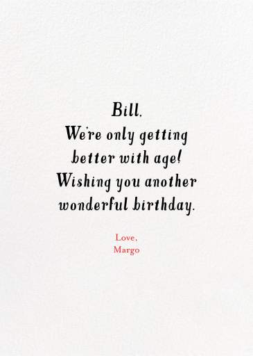 Butterfly Garden - Birthday Card by Mr. Boddington's Studio - Back