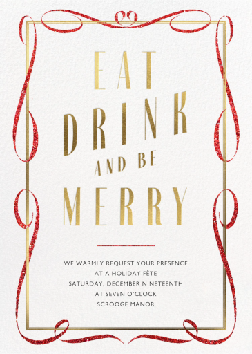 Coventry - Holiday Party Invitation by Paperless Post