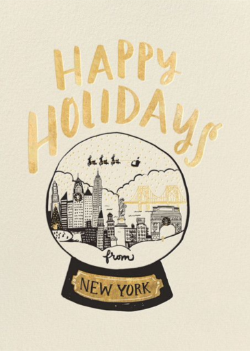 Snow Globe Hello!Lucky - Holiday Card by Hello!Lucky