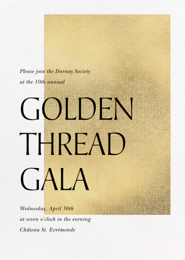 Modern Gold - Party Invitation by Paperless Post