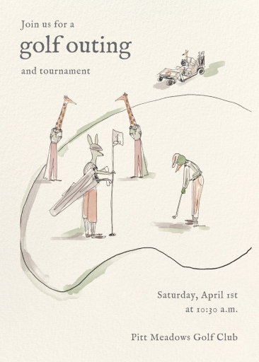 Par-Tee - Sports Invitation by Carly Kuhn