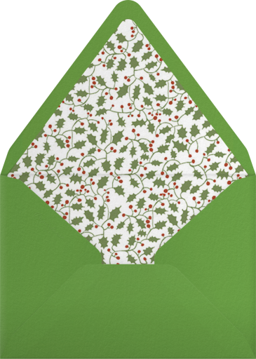 Scarves, Skates & Snowflakes - Paperless Post Envelope