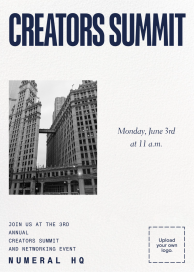 Photo and White Space (Customizable Template) - Conference Invitation by Paperless Post