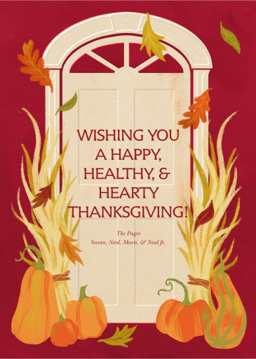 Fall Door - Party Invitation by Paperless Post