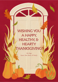 Fall Door - Greeting Card by Paperless Post