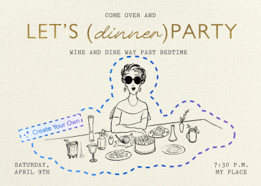 Golden Note (Custom Magic Art) - Party Invitation by Paperless Post