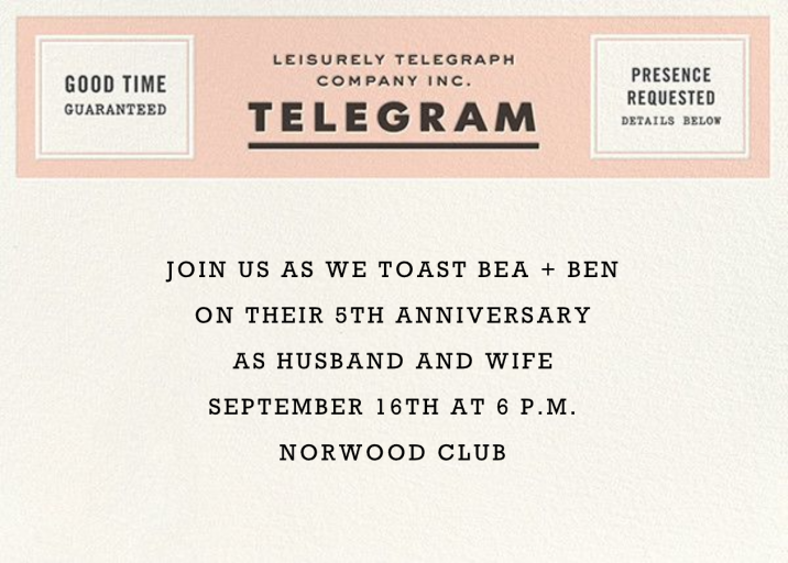 This Just In - Anniversary Invitation by kate spade new york