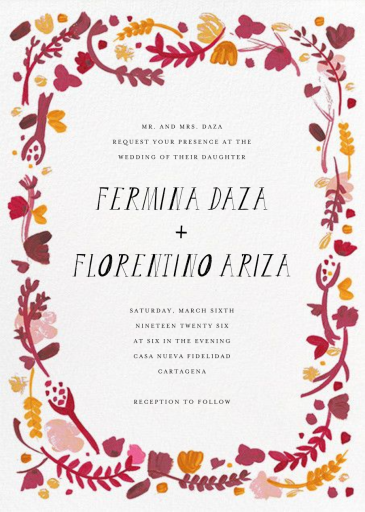 Miss Lila - Wedding Invitation by Mr. Boddington's Studio