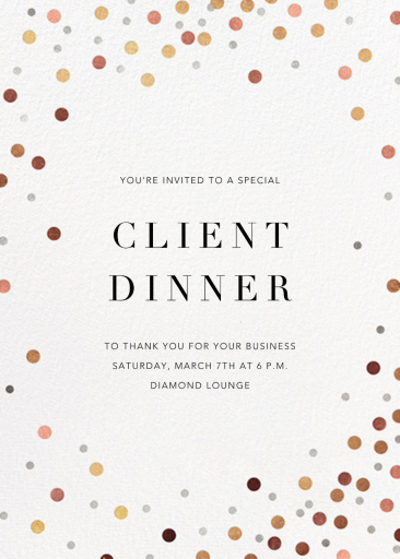 Coriandoli - Legal Event Invitation by paperless_post