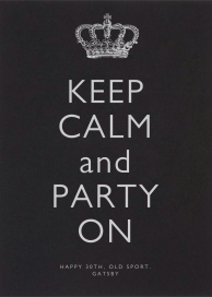 Black - Birthday Card by Paperless Post