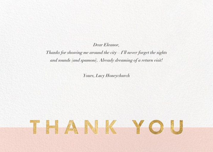 Field of Thanks (Stationery) - Thank You Card by Paperless Post