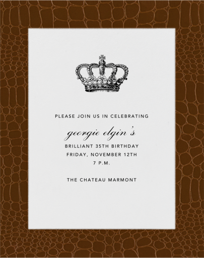 Croc Border - Birthday Invitation by Paperless Post