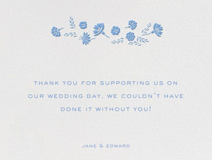 Marianne I (Thank You) - Greeting Card by Paperless Post