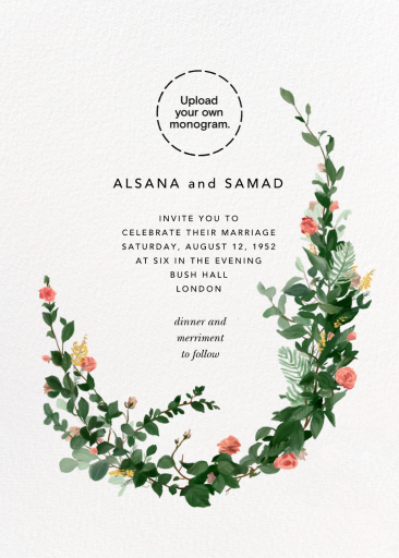 Rosedal - Wedding Invitation by Paperless Post