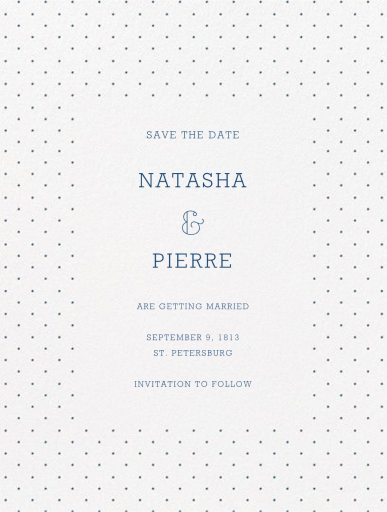 Grand Jatte (Save The Date) by Crane & Co.