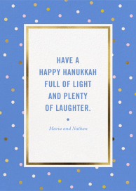 Wrapping Paper - Hanukkah Card by kate spade new york
