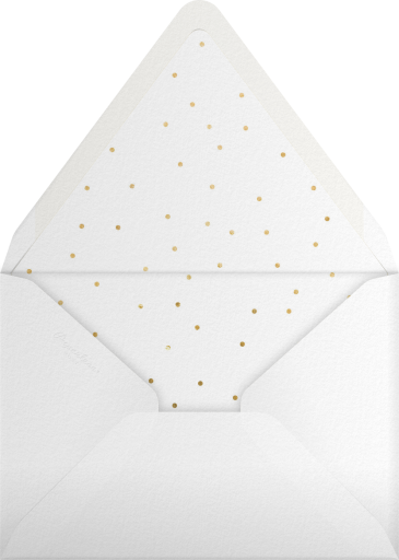 Pop of Gold - sugar-paper Envelope