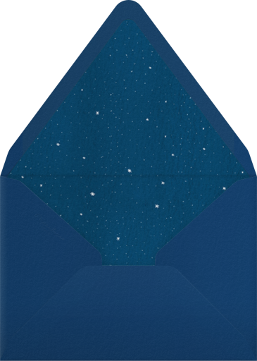 Stars And Constellations - Horizontal - Paperless Post Envelope