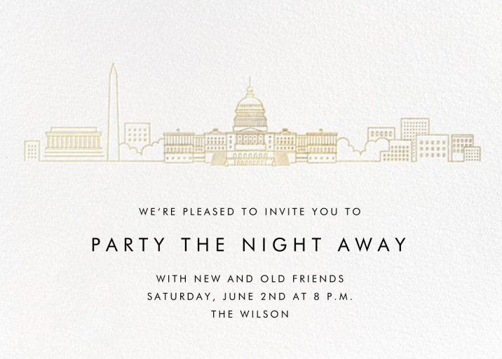 City Skyline View by Paperless Post