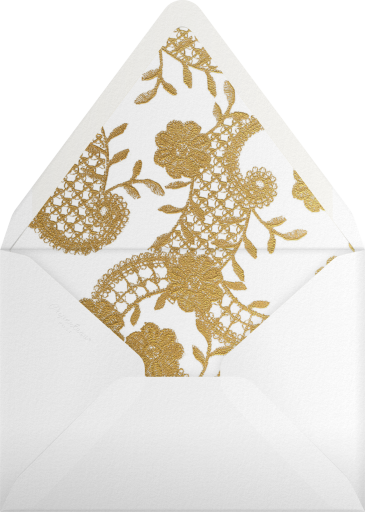 Vintage Lace - Oscar de la Renta Envelope