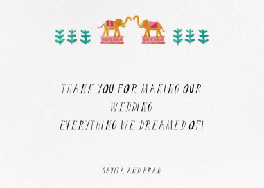 Miss Anupama (Stationery) - Stationery by Mr. Boddington's Studio