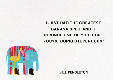 Karkuteilla (Thank You) - Stationery by Marimekko