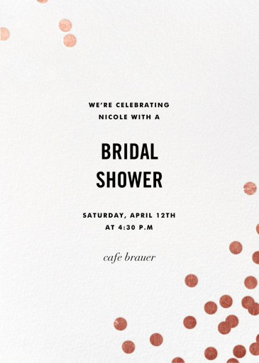 Confetti (Tall) - Invitation by kate spade new york