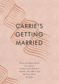 Whisp - Bridal Shower Invitation by Kelly Wearstler