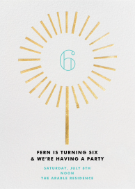 Year of the Sparkler - Birthday Invitation by Paperless Post