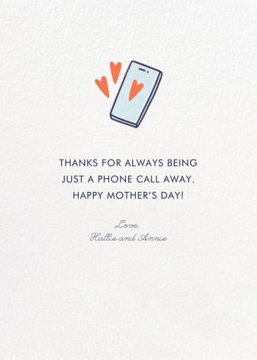 Mom Delivers - Mother's Day Card by Hello!Lucky - Back