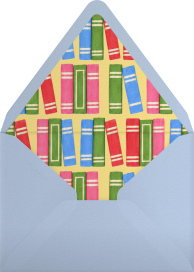 Colorful Books: Sobre para invitaciones « Baby Shower »